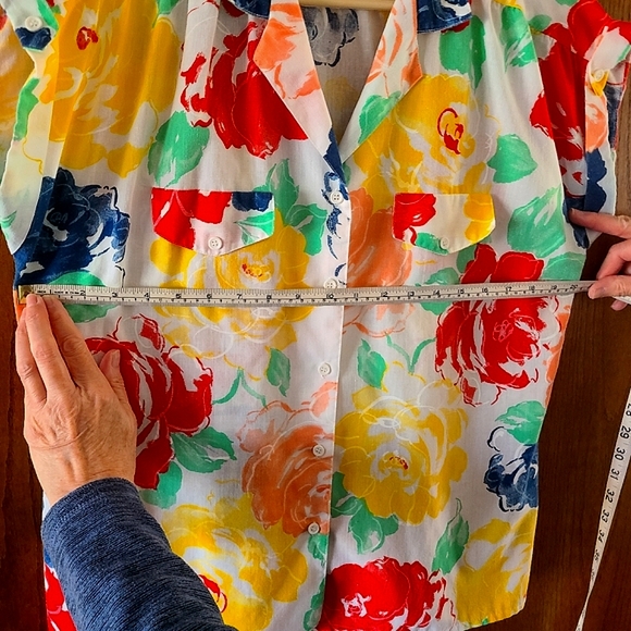 Misses vintage Jon Albert blouse - 40" bust - appr Size 12 - Picture 4 of 5